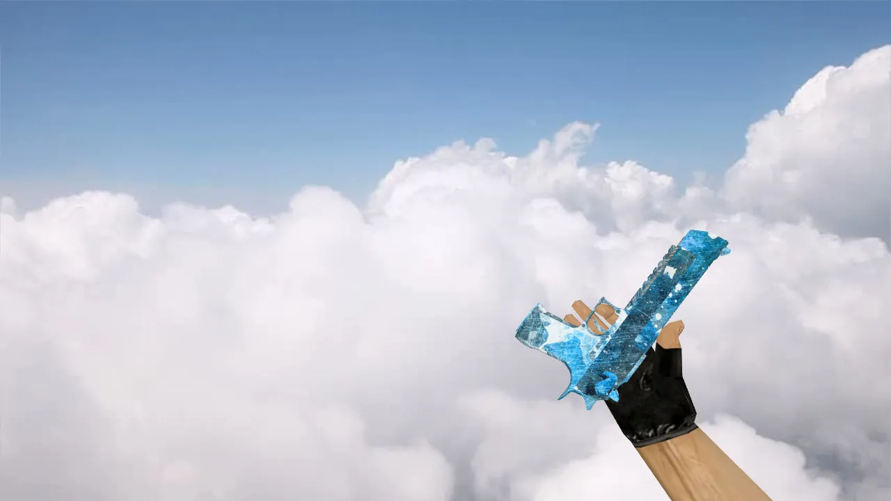 Скриншот Модель Deagle «Голубой кристалл» для CS 1.6