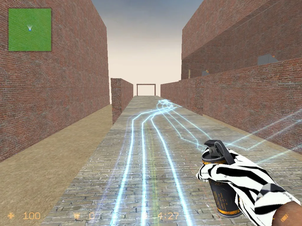 Скриншот  deathrun_herb для CS 1.6: карта Deathrun, точки заразы, маршруты и настройка для сервера