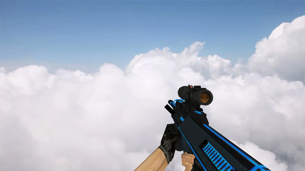 Скриншот Модель AUG Plasmax для CS 1.6 | Уникальная модель оружия