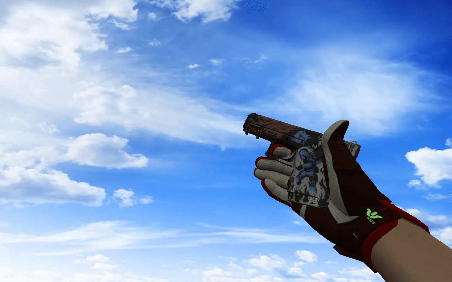 Скриншот  Пак оружия CS 1.6 «Окисление бронзы»: спортивные перчатки, v_/p_/w_ модели, анимации осмотра и звуки