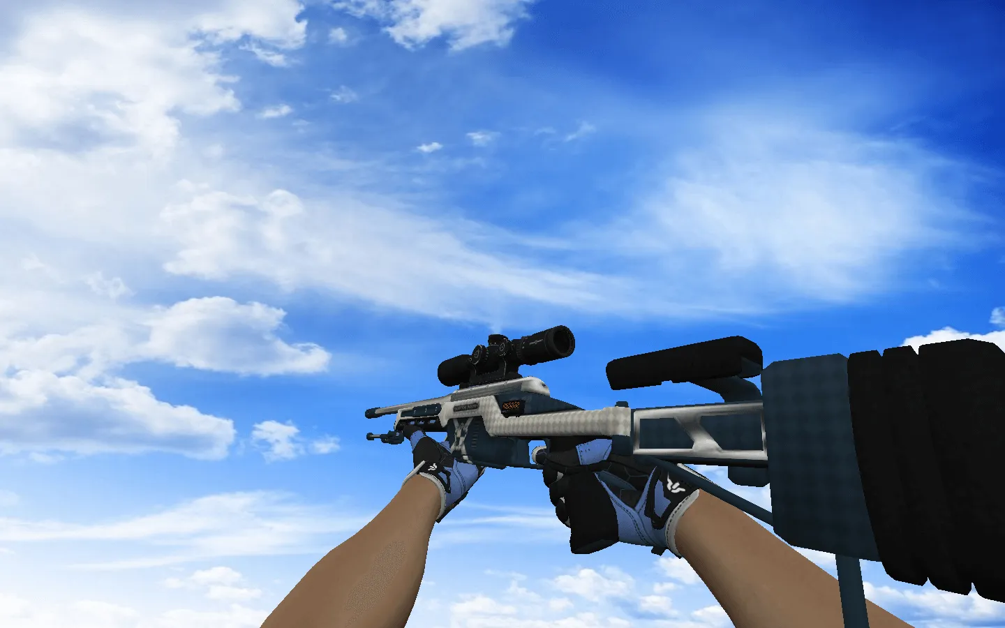 Скриншот Пак оружия для CS 1.6 «Сверхпроводник»: спортивные перчатки и скины из CS:GO с v_ p_ w_ моделями и звуками