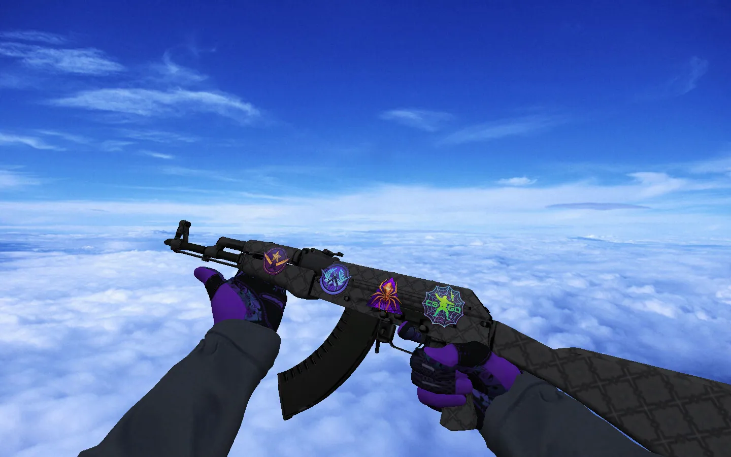 Скриншот Пак ★ Спортивные перчатки | Ящик пандоры (рукава CT SAS) для CS 1.6: v_/p_/w_ модели, звуки, осмотр, уникальные скины