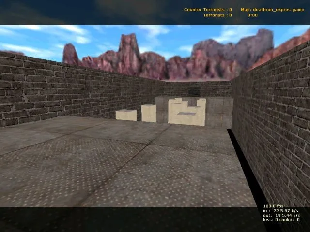 Скриншот  deathrun_expres-game для CS 1.6: карта deathrun, точки, маршруты и настройка сервера