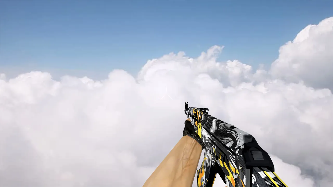 Скриншот Модель «AK-47 Firewalker» для CS 1.6 - Уникальный скин и детали