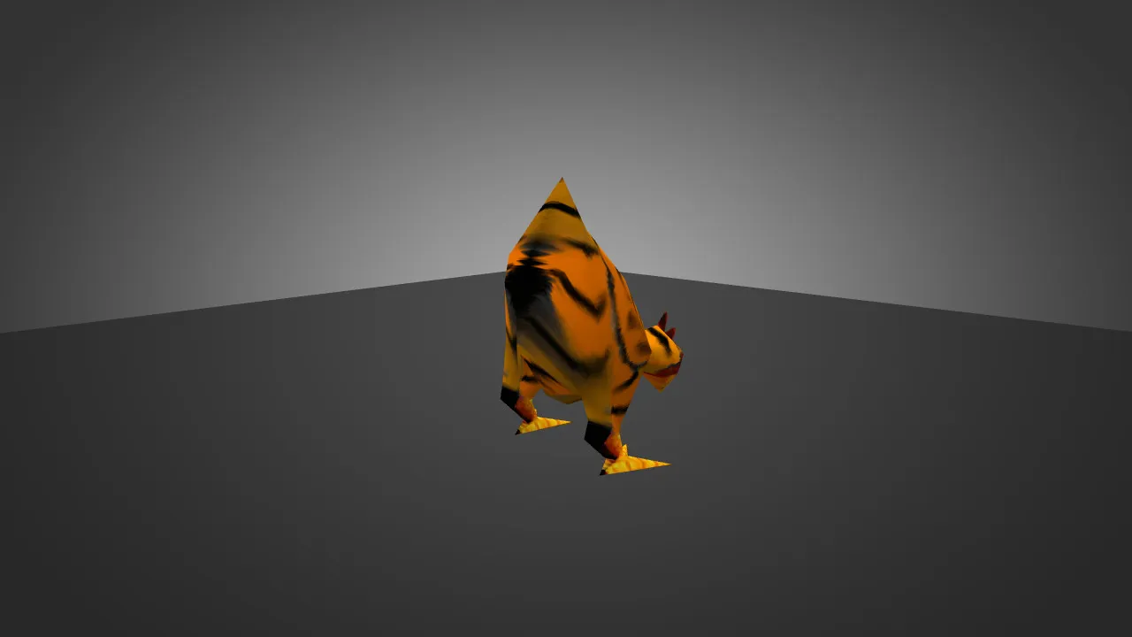 Скриншот Модель «Tiger Chicken» для CS 1.6 - Уникальная Курица для Игроков