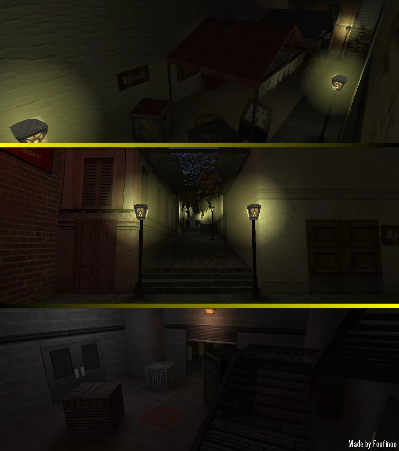 Скриншот  Карта de_italian_village для CS 1.6 - Тактические возможности и баланс