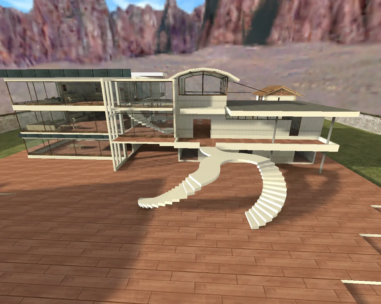 Скриншот  Карта cs_mansion_2013 для CS 1.6: планировка, точки, тактика и оптимизация под стабильный FPS