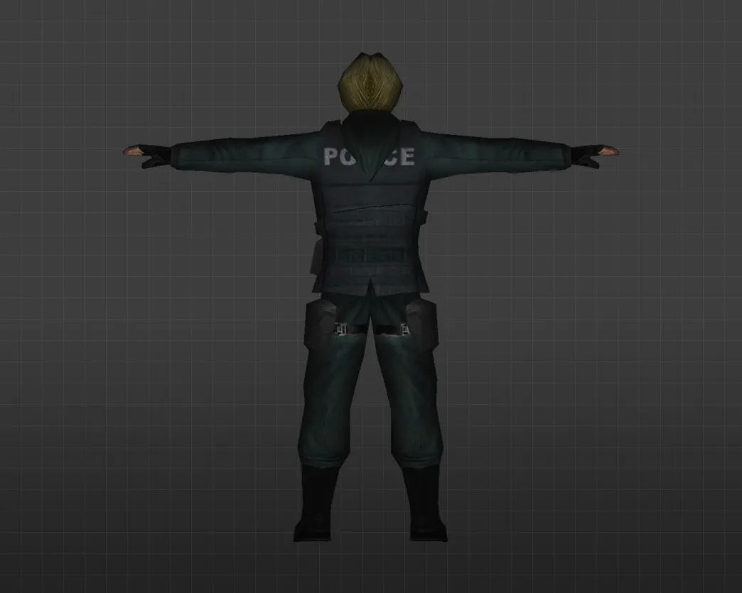 Скриншот Модель «Женщина-полицейский» для CS 1.6 - Уникальный скин для вашего персонажа