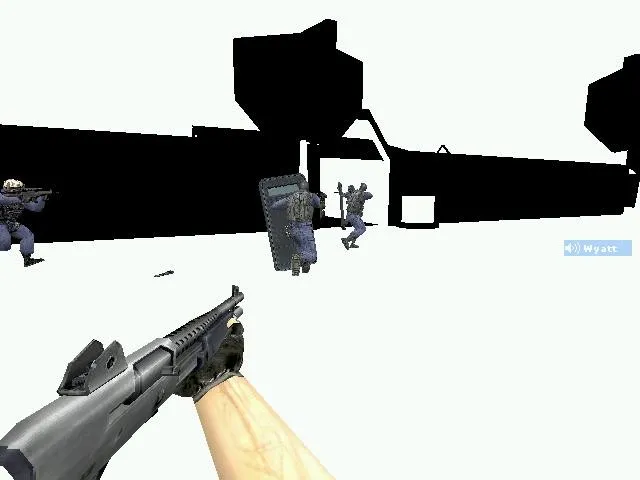 Скриншот  Карта de_white_and_black для CS 1.6 - Обзор и Тактики