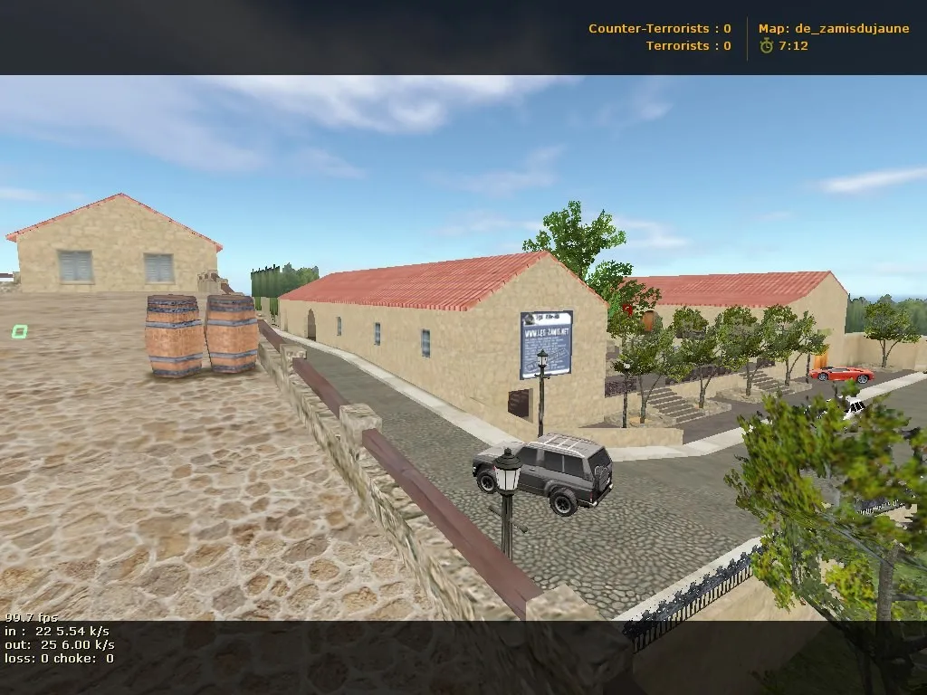 Скриншот  Карта de_zamisdujaune для CS 1.6: Тактика и особенности