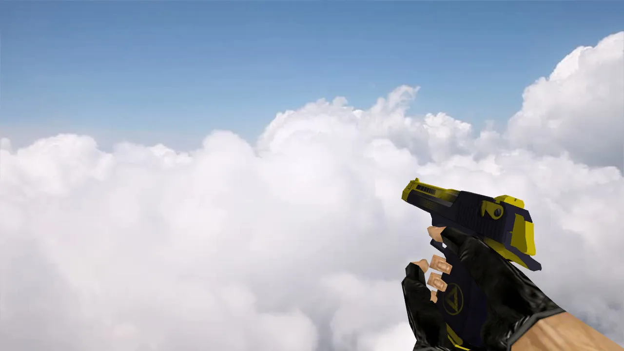 Скриншот Модель «Deagle Fractal» для CS 1.6 - Оружие с уникальным дизайном