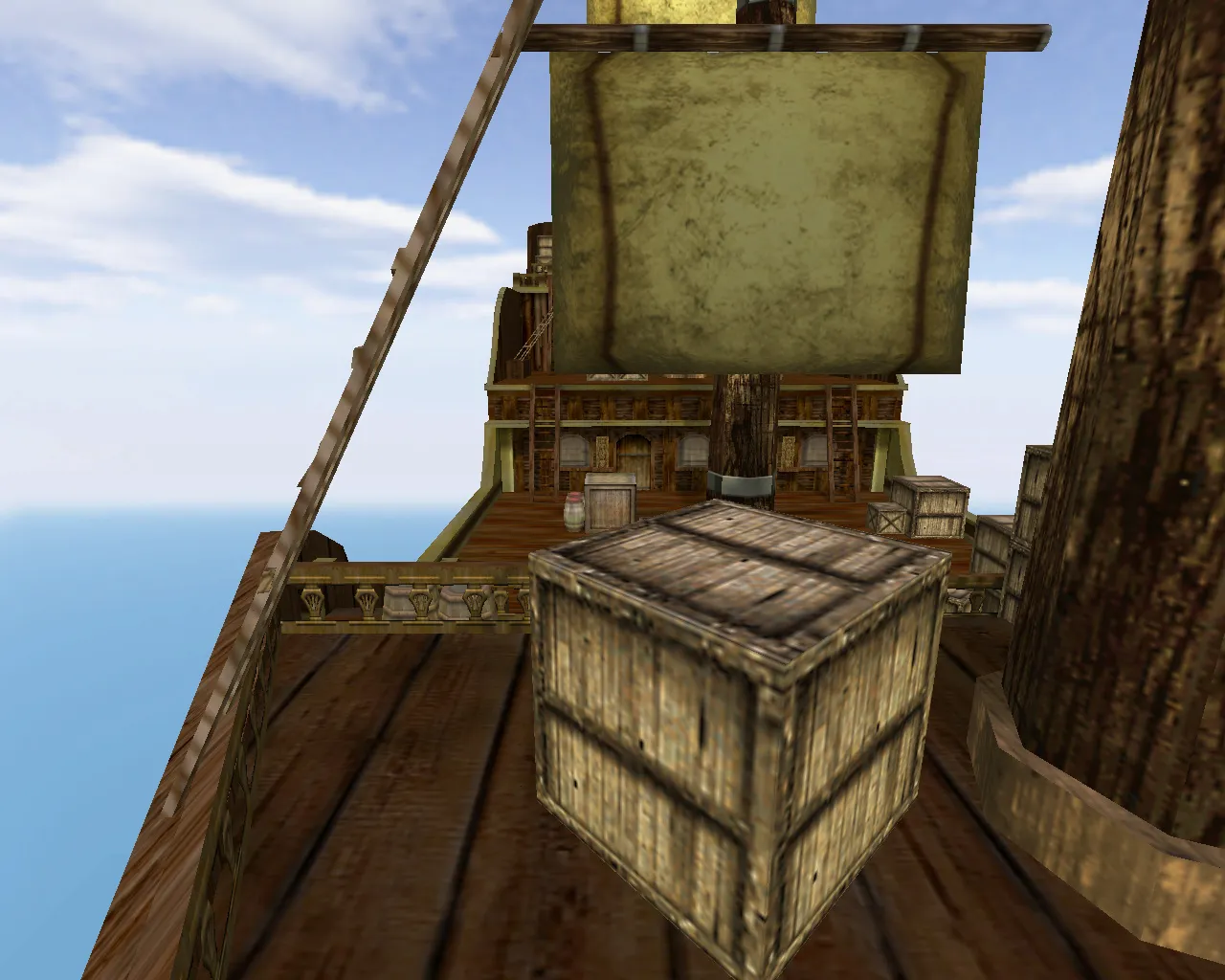 Скриншот  Карта awp_pirateship для CS 1.6: точки под AWP, маршруты, оптимизация и .nav для ботов