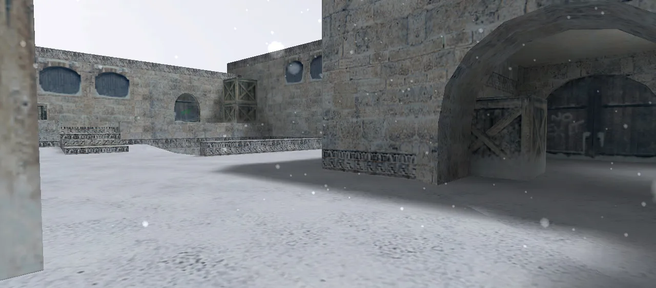 Скриншот Карта «de_dust2_long_winter» для CS 1.6