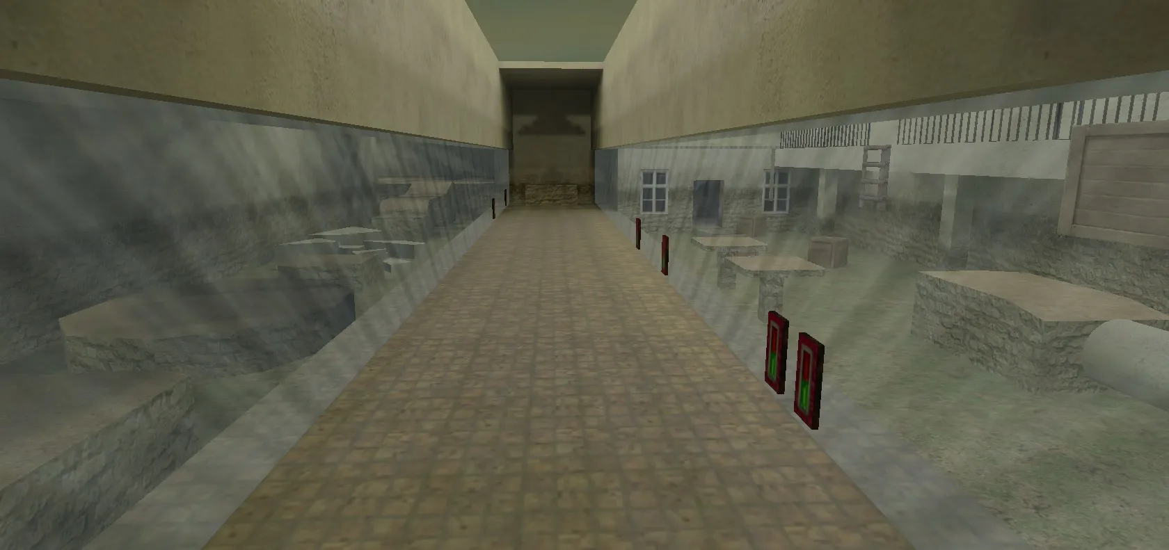 Скриншот  deathrun_unreal_tuscan — deathrun карта для CS 1.6: тактика точек, боты (.nav), оптимизация