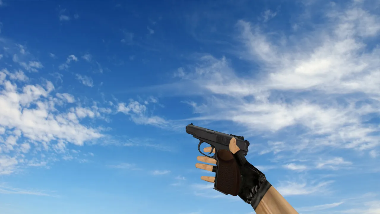 Скриншот Модель «Макаров HQ» для CS 1.6 - Четкость и реализм