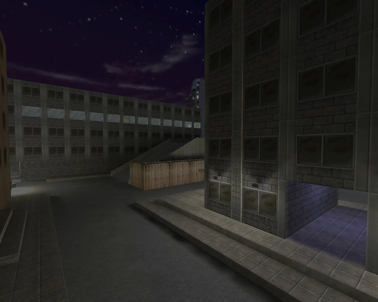 Скриншот  cs_assault_shadow — карта для CS 1.6: баланс сторон, точки, .nav и оптимизация wpoly/epoly