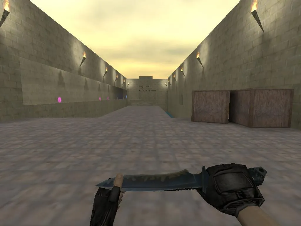 Скриншот  deathrun_solution — карта deathrun для CS 1.6: точки, раунды, нав боты, оптимизация