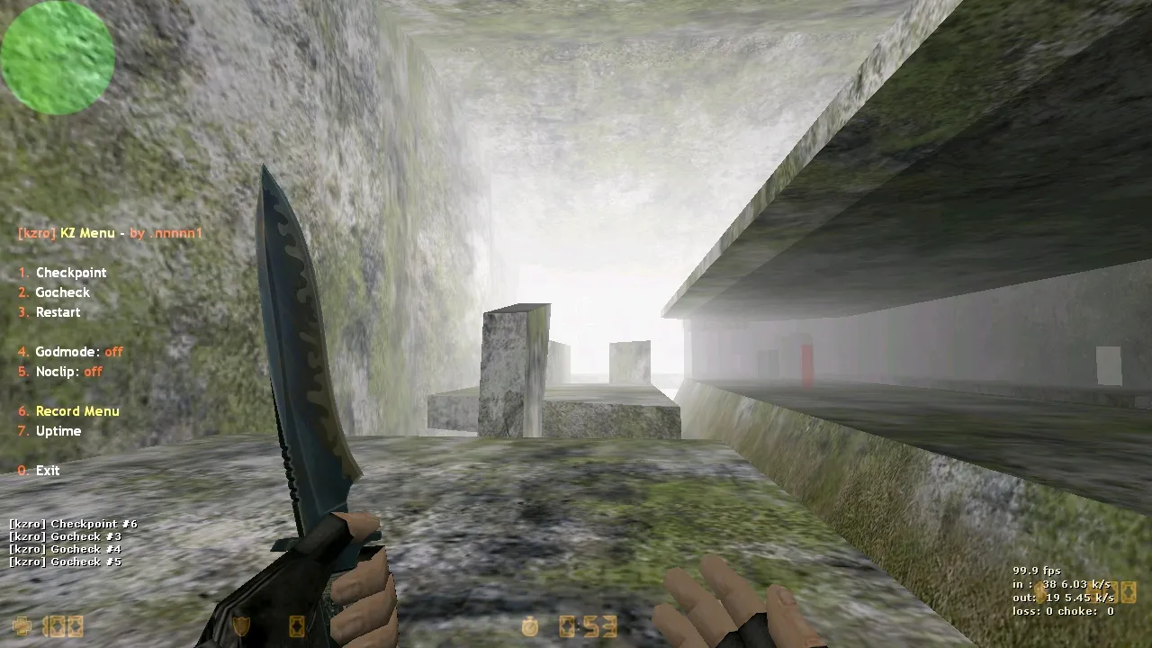 Скриншот  deathrun_absolute для CS 1.6: ловушки, тайминги и точки для CT/T без лагов