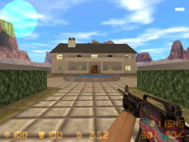 Скриншот Модель M4A1 «Ты просто космос» v_model p_model w_model для CS 1.6: звуки, анимация осмотра, текстуры