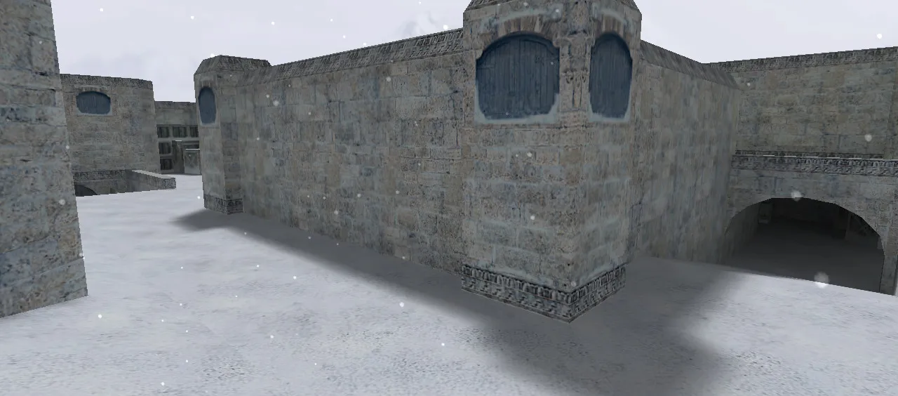 Скриншот Карта «de_dust2_long_winter» для CS 1.6