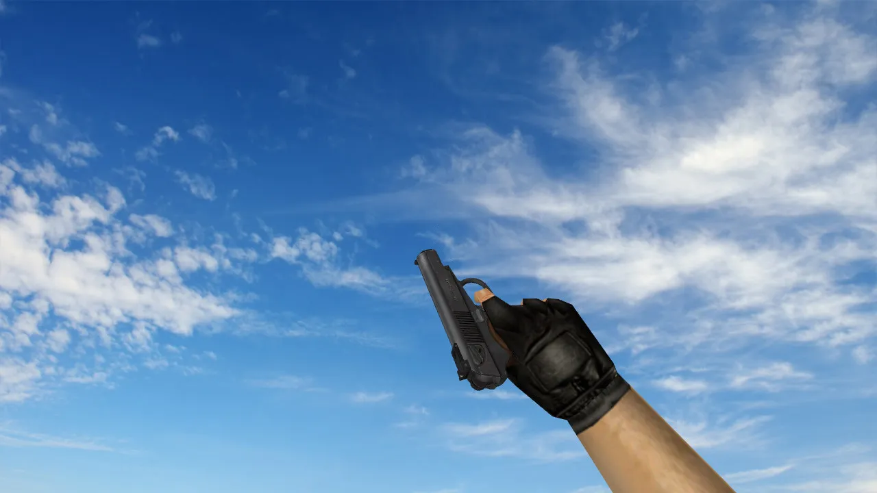 Скриншот Модель «Макаров HQ» для CS 1.6 - Четкость и реализм