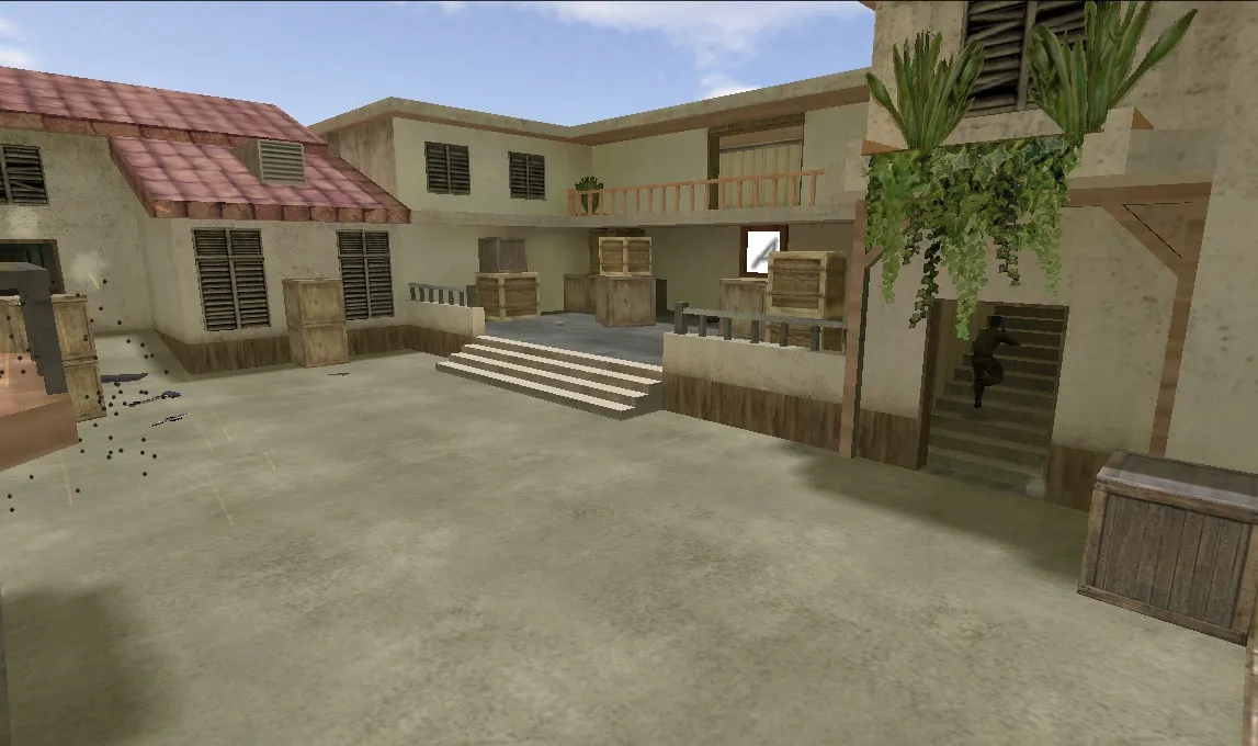 Скриншот Карта de_trenal для CS 1.6 – Тактические возможности и баланс сторон