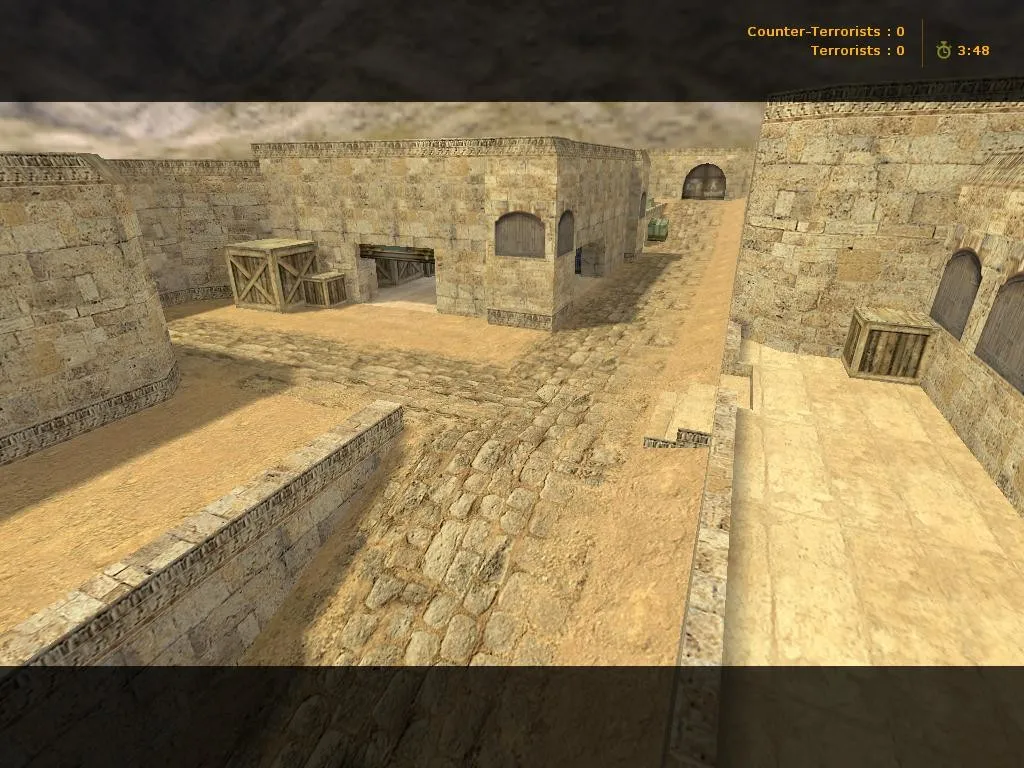 Скриншот de_dust2_long71 карта для CS 1.6: точки, маршруты, оптимизация, .nav и баланс сторон