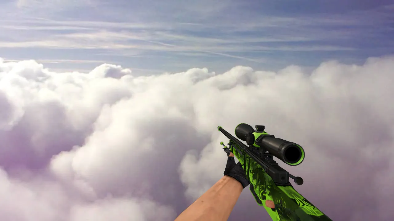 Скриншот Модель AWP Virus для CS 1.6: Уникальный Скин и Анимация