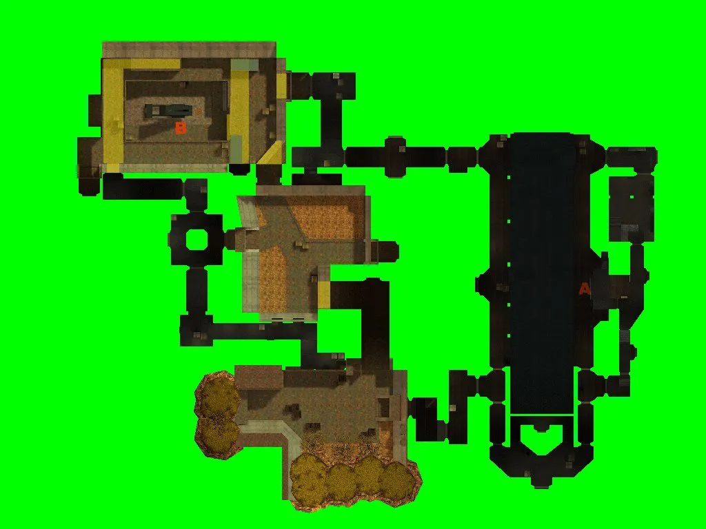 Скриншот  Карта de_submarine для CS 1.6 - Подводные сражения