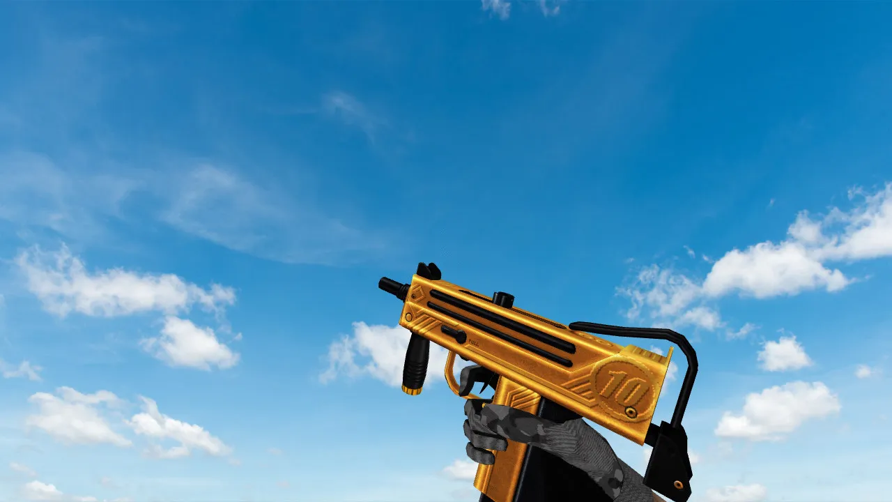 Скриншот Модель «MAC-11 Fold» для CS 1.6: Качественные текстуры и анимации