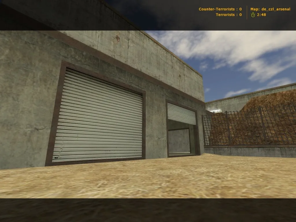 Скриншот de_czl_arsenal для CS 1.6 — тактика сторон, точки, .nav и оптимизация карты