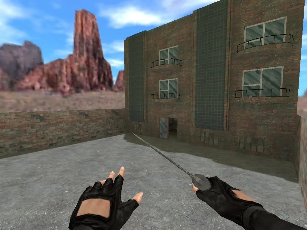 Скриншот  deathrun_horror для CS 1.6: карта с ловушками, раундами и бот-поддержкой .nav