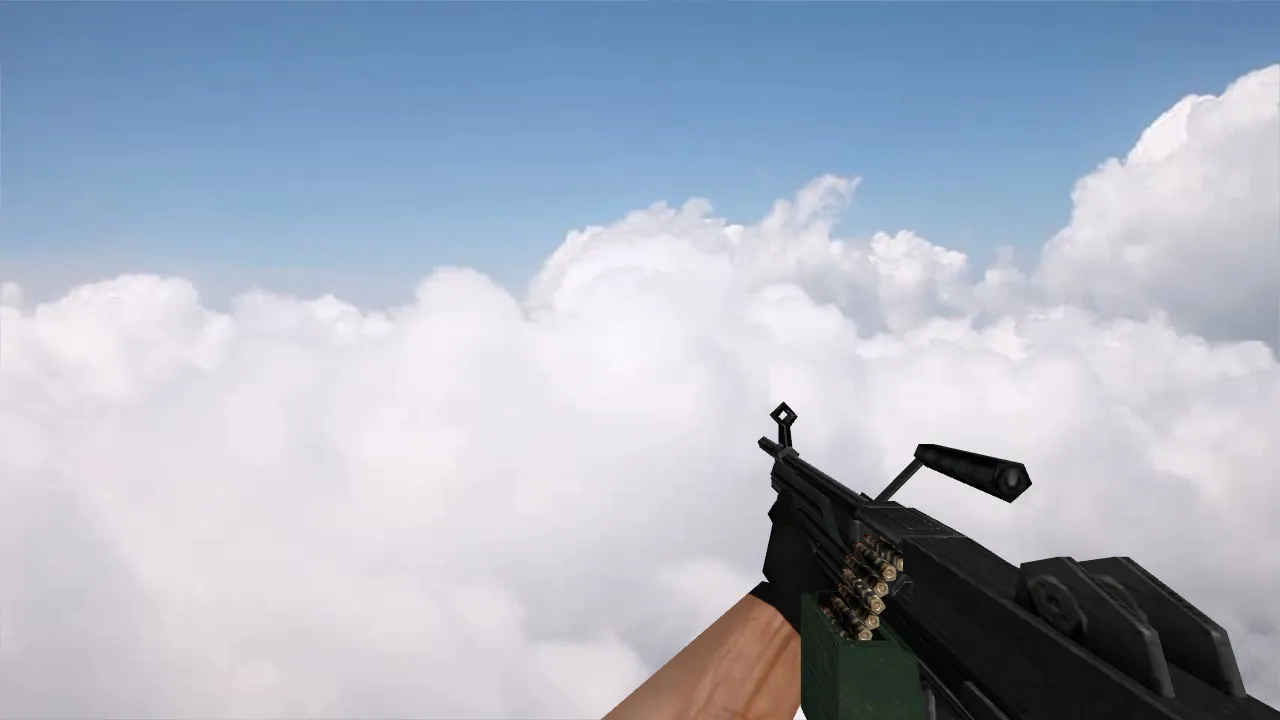 Скриншот  HD пак моделей оружия для CS 1.6: v_ п_, w_ модели, звуки, анимация осмотра и качество текстур