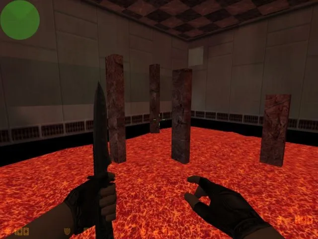 Скриншот  deathrun_ultrazone_2013 для CS 1.6: карта Deathrun, точки, раунды и настройка под сервер