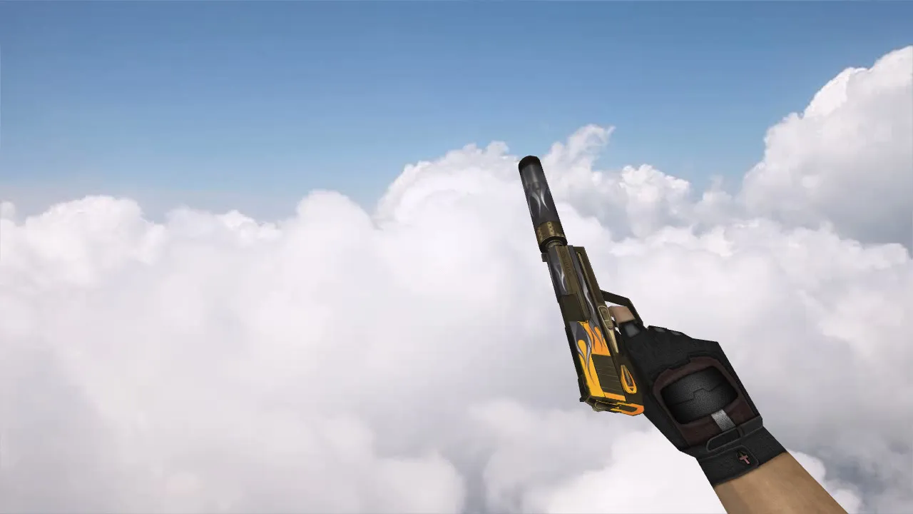 Скриншот Модель USP «Воин дорог» для CS 1.6 - Уникальный скин