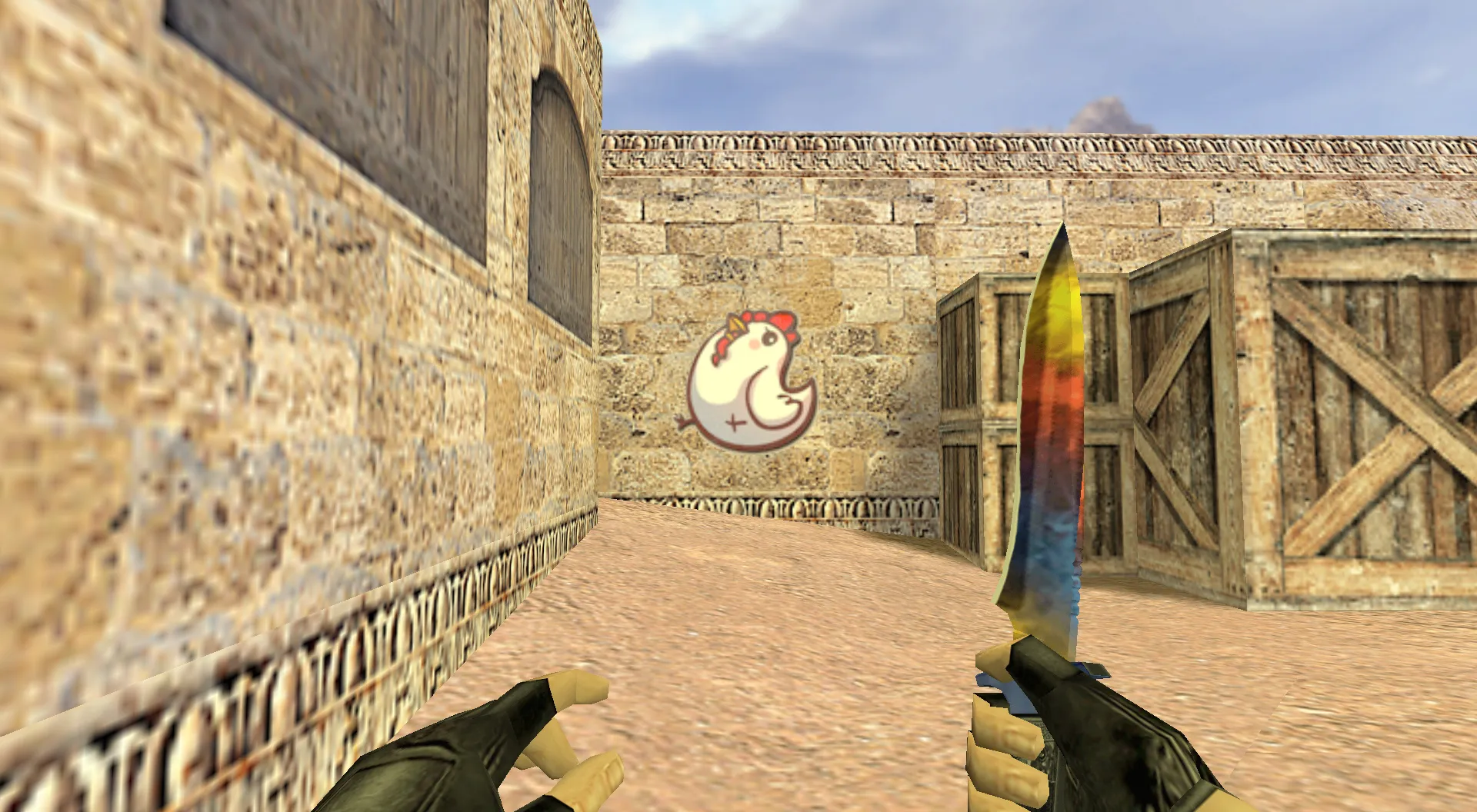 Скриншот  Граффити «Петушок» для CS 1.6 - Уникальное оформление