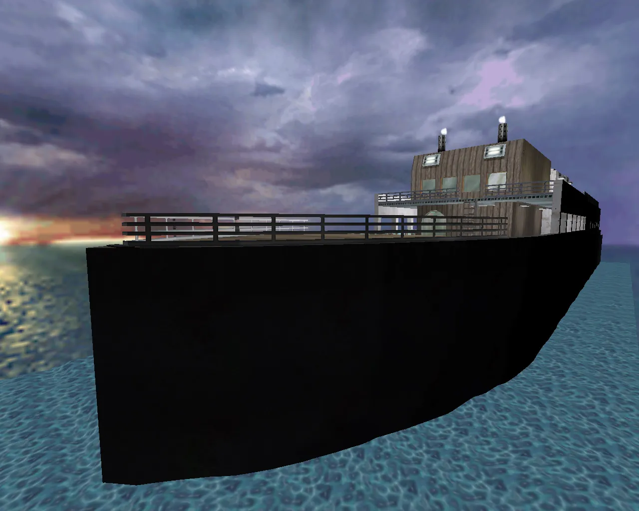 Скриншот  Карта de_ship для Counter-Strike 1.6: Тактика и особенности