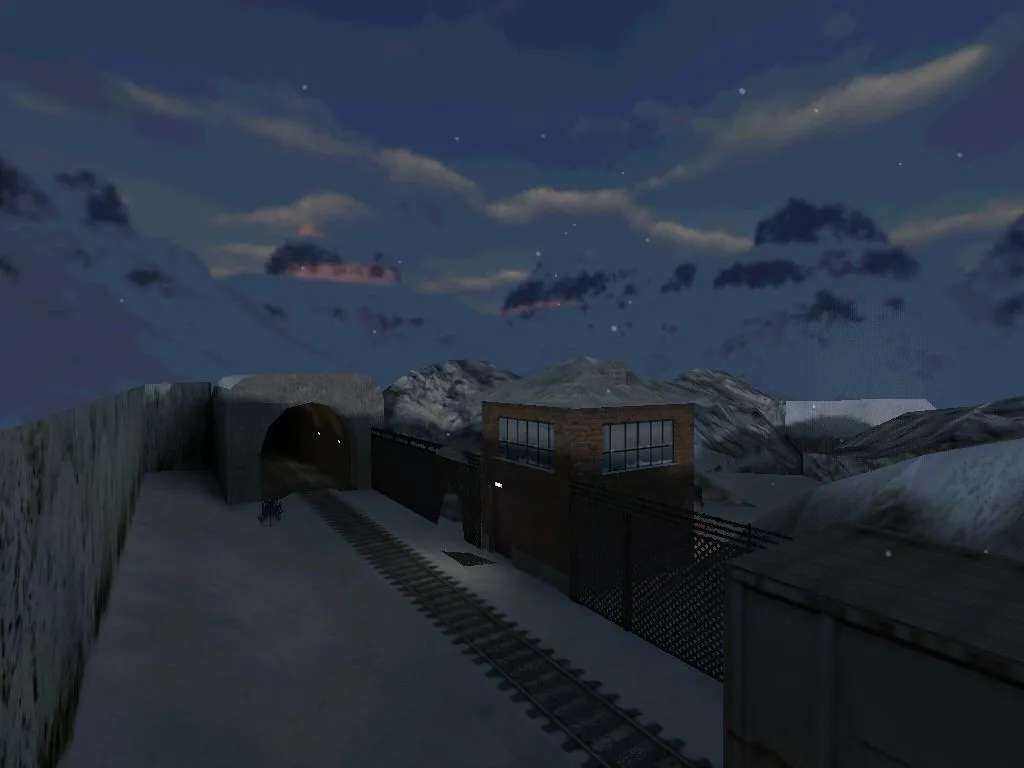 Скриншот  Карта de_buran для CS 1.6: баланс сторон, точки, .nav для ботов и оптимизация wpoly/epoly