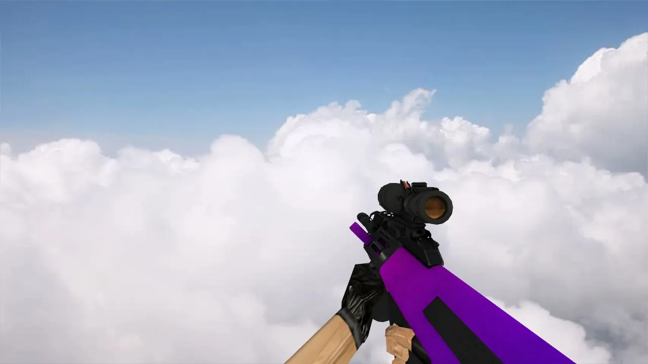 Скриншот Модель «AUG Redux» для CS 1.6 - Качественные текстуры и анимации