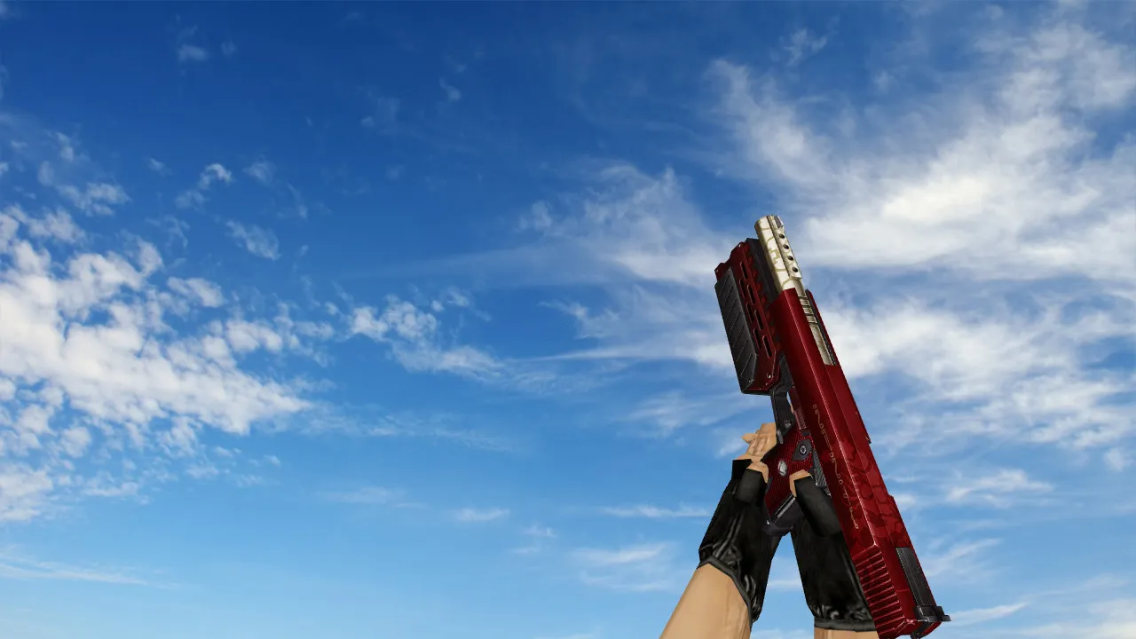 Скриншот Модель «Red Infinity Single» для CS 1.6 - Уникальный Deagle