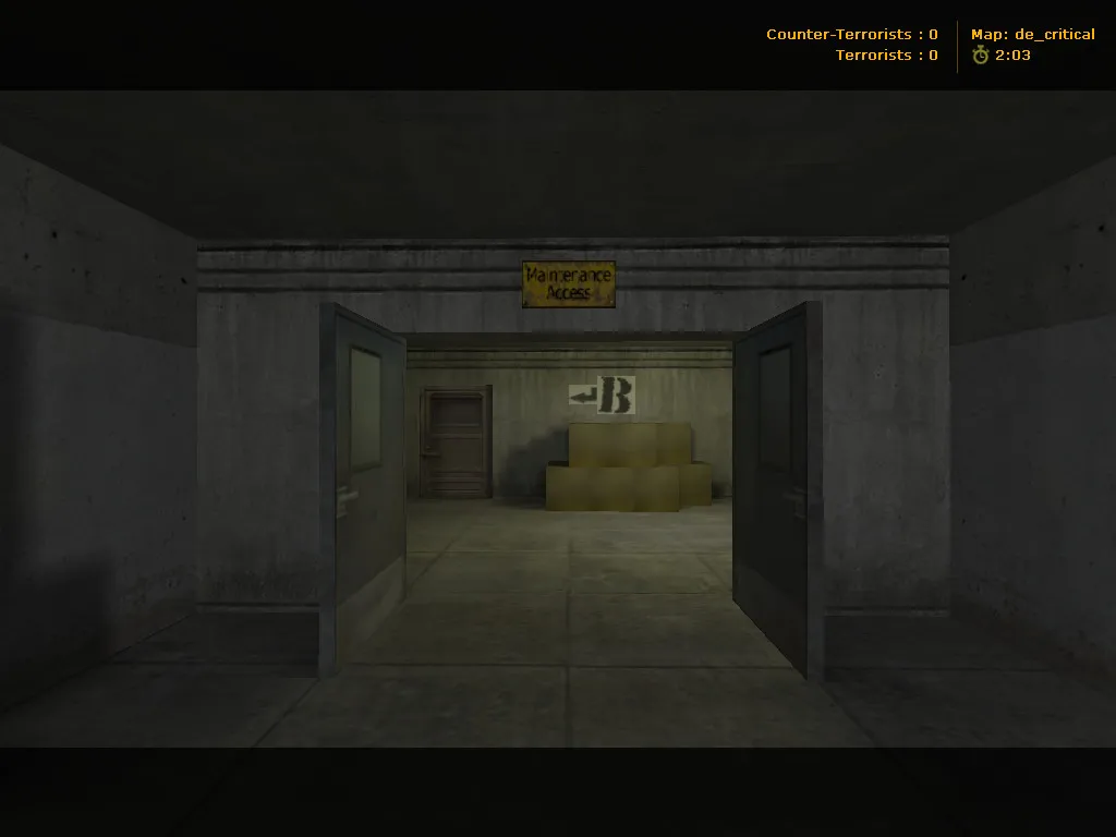 Скриншот  Карта de_critical для CS 1.6: точки, баланс, .nav для ботов, оптимизация wpoly/epoly