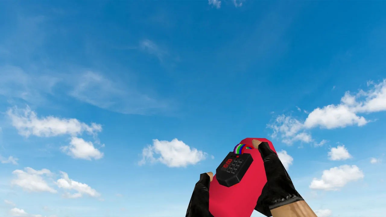 Скриншот Модель «C4 Disco Pink» v_, p_, w_ для CS 1.6: звуки, анимация осмотра, текстуры и точная подмена бомбы