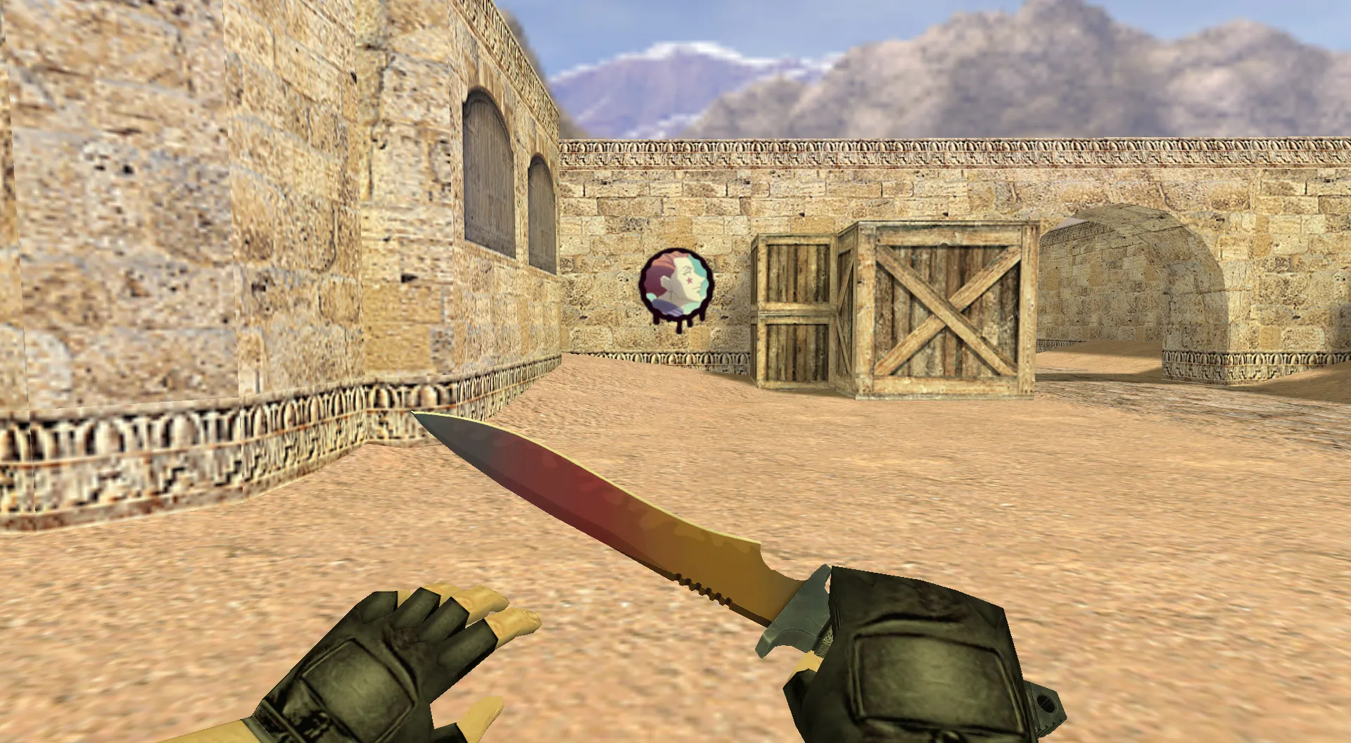 Скриншот Граффити «Хисока» для CS 1.6 - Уникальный стиль в игре