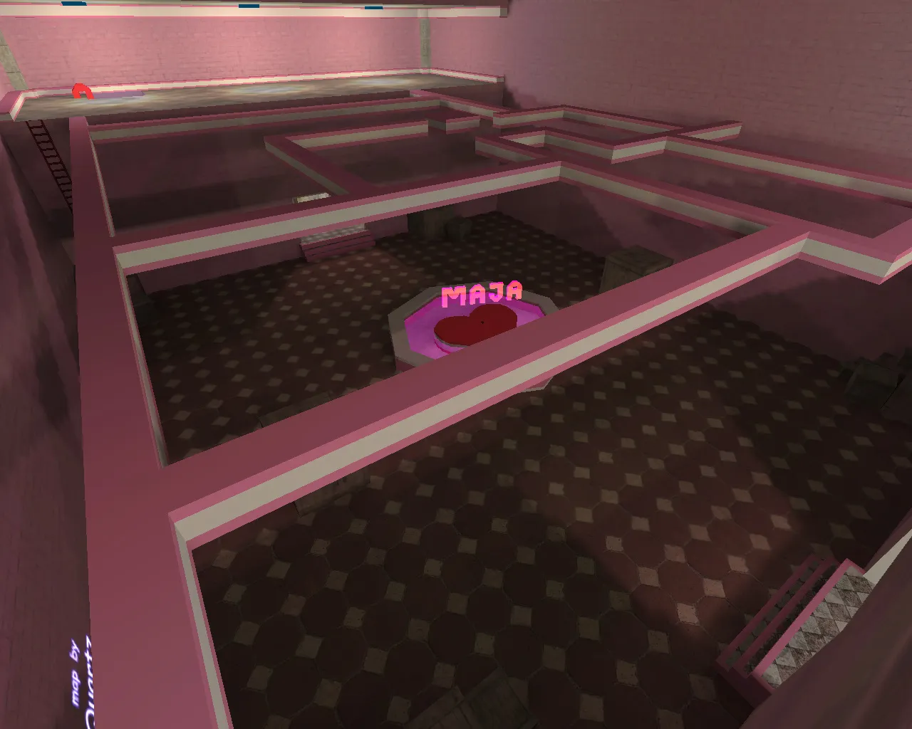 Скриншот  Карта 35hp_pinky для CS 1.6: ножи, баланс раундов, тактика, .nav и оптимизация