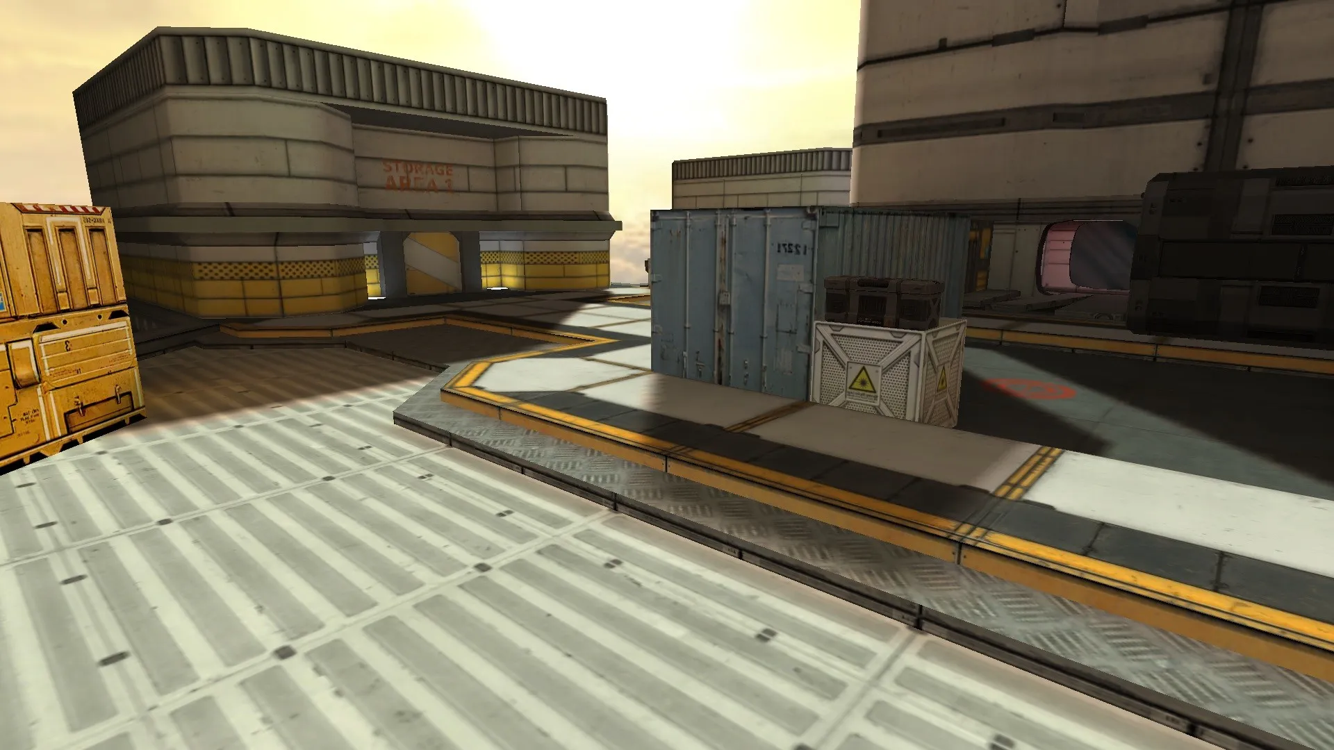 Скриншот Карта de_newhorizon для CS 1.6: Тактические возможности и особенности