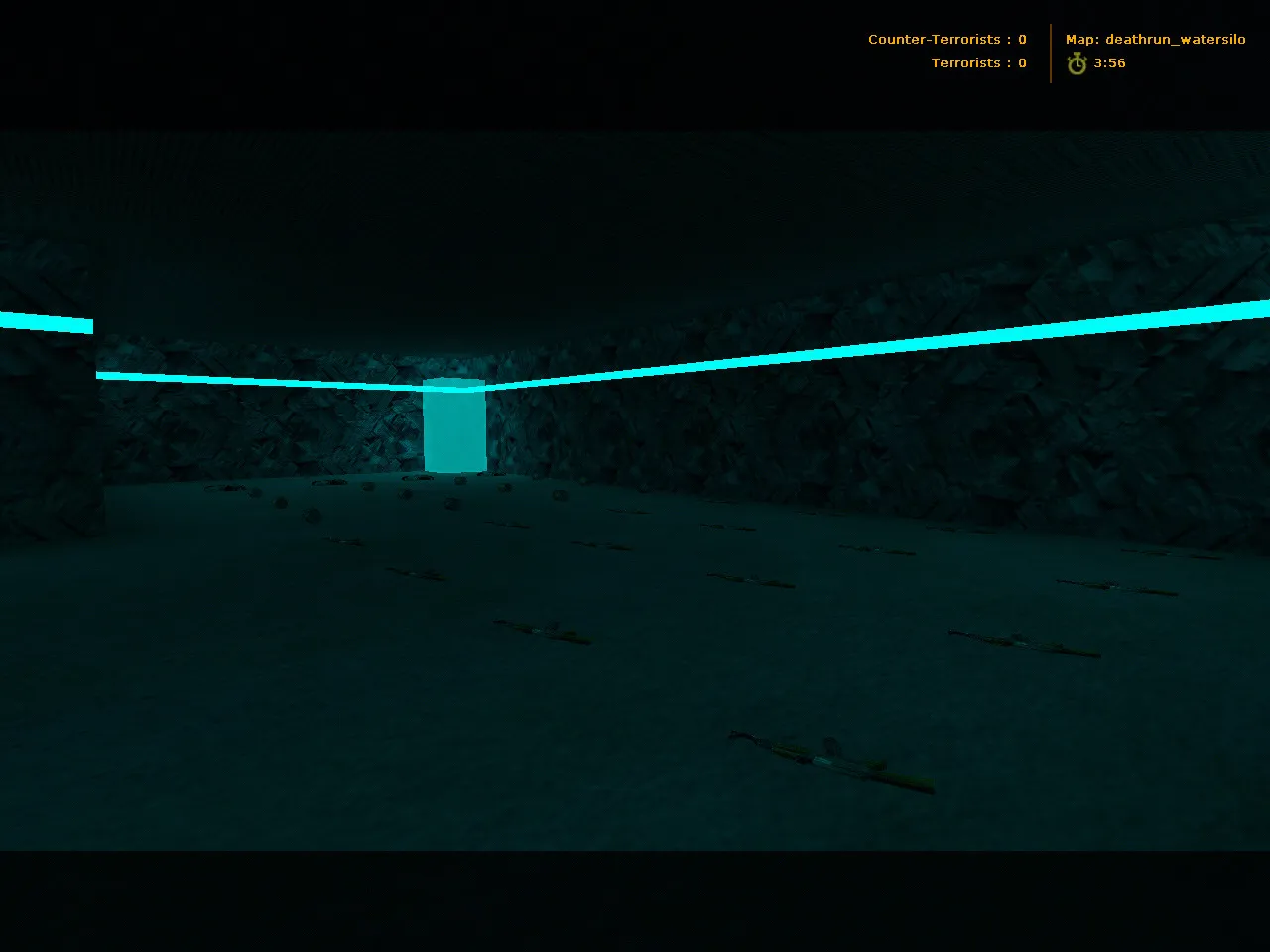 Скриншот  deathrun_watersilo для CS 1.6: карта deathrun, точки, ловушки и тактика заходов