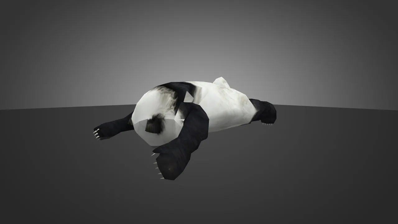 Скриншот Модель «Sleeping Baby Panda» для CS 1.6 - уникальность и стиль