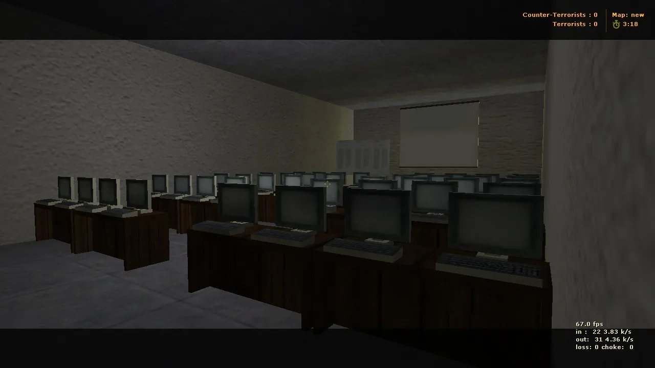 Скриншот  de_bvs карта для CS 1.6: тактика за Т и КТ, точки, .nav для ботов и оптимизация