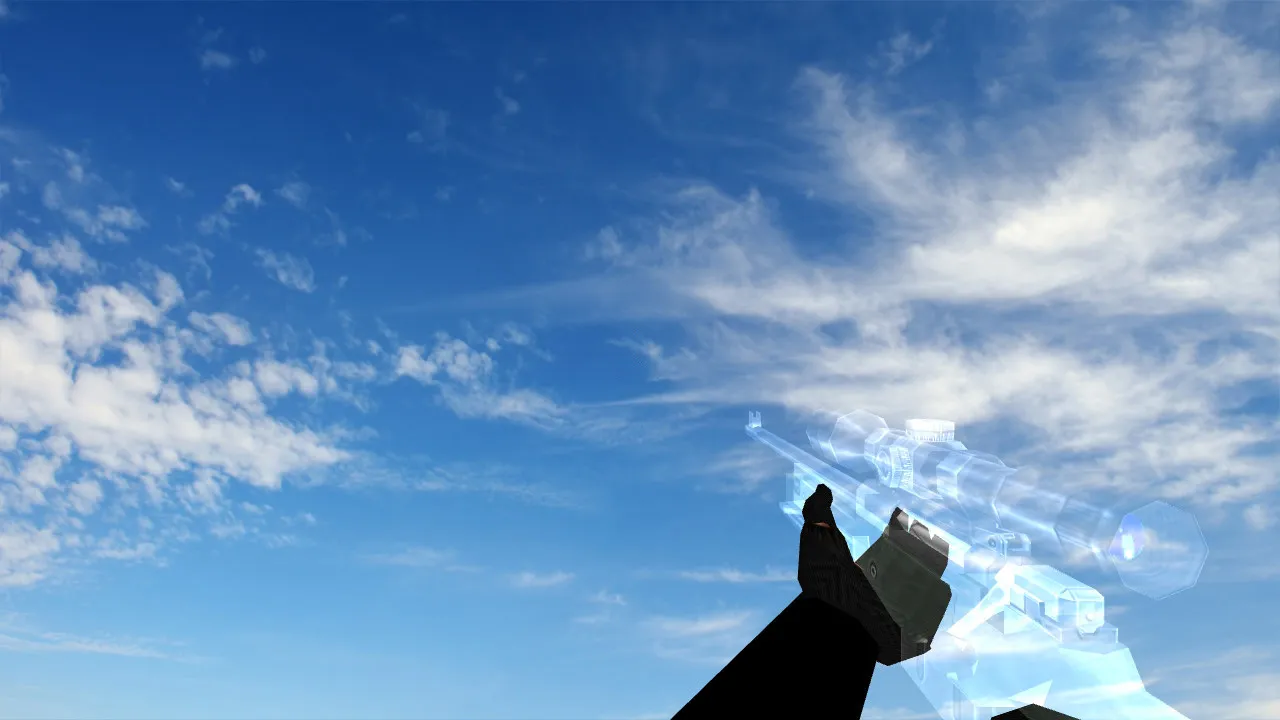 Скриншот Пак прозрачных моделей оружия v_ п_ w_ для CS 1.6: звуки, анимация осмотра, качество текстур