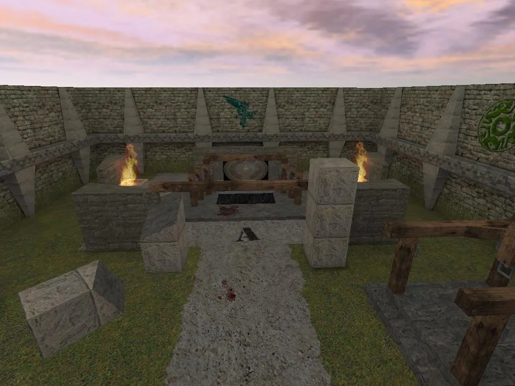 Скриншот  de_sacrifice_lethal - Тактическая карта для CS 1.6